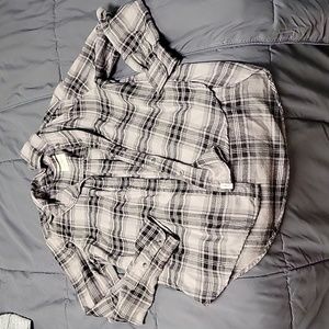 American eagle flannel button down